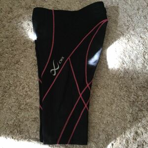  super value exhibition smaller size Wacoal CW-X Lady's compression half tights S size B/P used almost new goods 