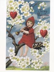 ▽▼74120▼▽＜LE*ヴィンテージステッカー＞VALENTINE＊HEARTS & FLOWERS