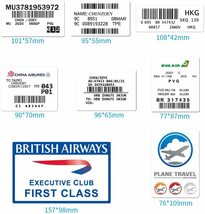 ◆◇◆49024-ExHS◆◇◆[AIRLINES-STICKER] エアラインBOARDING PASS＊CLAIMTAG（６枚セット）_画像7