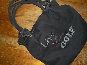 LIVE LOVE GOLF TOTE 良品USED。