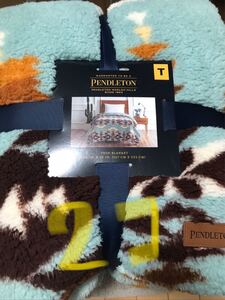 Pendleton ペンドルトン ブランケット ツインサイズブルー系 2個セット