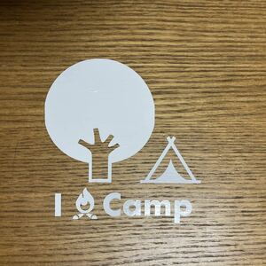 【送料無料】Camp 焚き火 カッティングステッカー キャンプ テント アウトドア CAMP【新品】