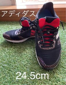 アディダス 24.5cm アディゼロ rc 軽量 ランニングシューズ
