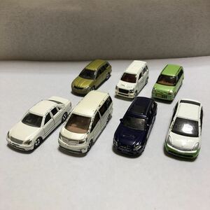 レア絶版希少！TOMICA／トミカ！ダイキャストミニカー！７台セット！TOYOTA・NISSAN・SUBARU・SUZUKIなど！当時物！