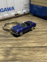 ●◎ホンダ S800 青 キーホルダー◎●②オリジナル加工品 カーアクセサリー ミニカー ハンドクラフト ハンドメイド 雑貨_画像1