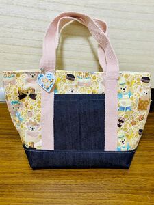 ハンドメイド ダッフィー ミニ トートバック