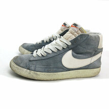 y■【27cm】ナイキ/NIKEブレザーWMNS BLAZER MID SUEDE VNTGスエードスニーカー■MENS/F61【中古】_画像1