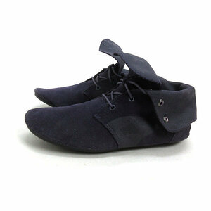 k#[22cm] Puma /PUMA by Hussein Chalayan suede shoes / Flat /2WAY is ikatto / purple /LADIES#71[ used ]