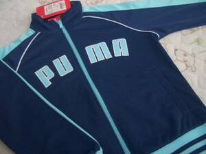  price cut middle 6,195 jpy -2,500 jpy new goods tag attaching [PUMA Puma ] jersey on blue color 130 size 