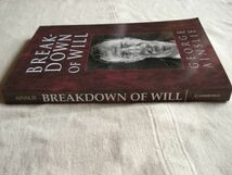 【洋書 英語】 BREAKDOWN OF WILL /ペーパーバック /GEORGE AINSLIE Cambridge /ジョージ・エインズリー 心理学_画像7