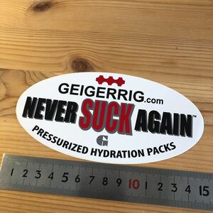 送料無料 ★即決 GEIGERRIG ステッカー ★ ガイガーリグ シール デカール アウトドア ハイドレーション トレッキング ボルダリング