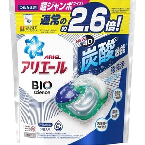 P&G アリエール バイオサイエンス ジェルボール 4D つめかえ用 超ジャンボサイズ 31粒入