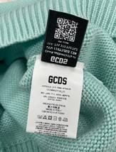 １スタ！定価57200円 新品 ■ GCDS 20AW ロゴインレイプルオーバー ニット クルーネック セーター CC94M021150 ジーシーディーエス ■ XS_画像5