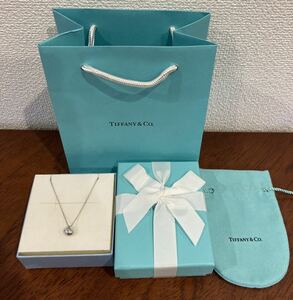 新品 正規品 ティファニー tiffany&co ネックレス ナゲット シルバー ケース 巾着 紙袋 リボン プレゼント ボール