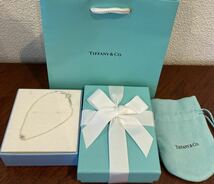 新品 正規品 ティファニー tiffany&co ブレスレット バイヤザード ピンクサファイア シルバー ケース 巾着 紙袋 リボン カラーストーン_画像1