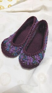 ルームシューズ ハンドメイド 小さめ