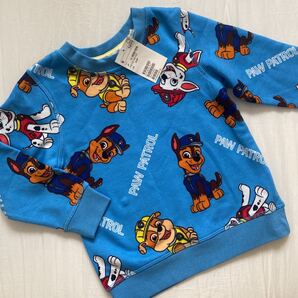 新品 未使用 H&M パウパトロール パウパト トレーナー 100/105