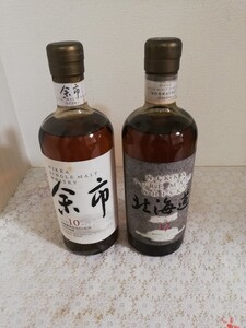 レア 北海道余市原酒 750ml 10年 12年 2本セット 未開封