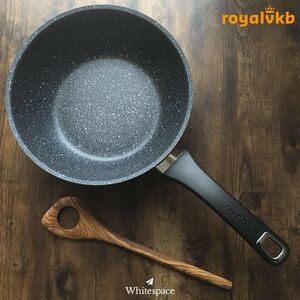 深い!IH対応フライパンRoyalVKBロイヤル・ブイ・ケー・ビー24cm/調理未使用