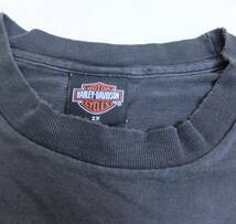 ハーレーダヴィッドソン 袖プリント入り 長袖Tシャツ 2XL / HARLEY DAVIDSON バー&シールド ビッグサイズ_画像5