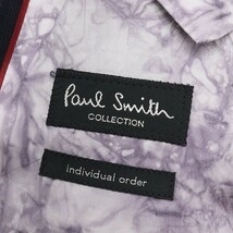 ◆Paul Smith COLLECTION/ポールスミス コレクション individual order オーダー ストライプ柄 3B シングル スーツ チャコール系_画像5