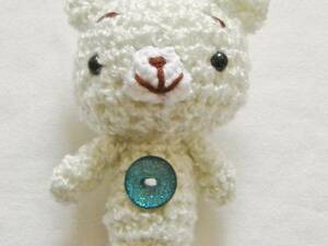 Art hand Auction *chambre 183*Amigurumi*Ours bleu clair (bleu)*Fait main*Fluffy*, jouet, jeu, jouet en peluche, Amigurumi