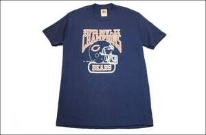 【XL(18-20)】 80's LOGO 7,INC. デッドストック NFL BEARS ベアーズ Tシャツ USA製 ビンテージ ヴィンテージ 古着 オールド IB540