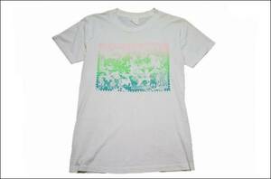 【M】 70's sportswear Tシャツ USA製 白 猫 ビンテージ ヴィンテージ 古着 オールド IB492