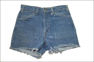 80's Levi's 646 リーバイス カットオフ ホットパンツ デニム 42TALON ビンテージ ヴィンテージ USA 古着 ショートパンツ ED26