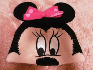 Ω Minnie Mouse Ω** симпатичный вязаная шапка # чёрный #