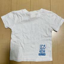 【100cm】即決！LUZ e SOMBRA LCS4周年記念LIFE FORCE Jr Tシャツ(白) 中古品 ルース ジュニア 子供服 親コーデ 入手困難 限定_画像2