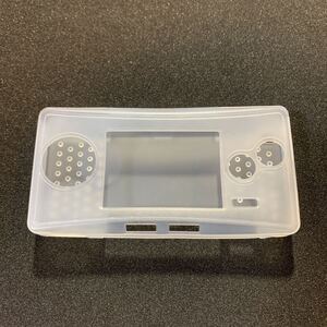 ゲームボーイミクロ シリコンカバー ケース セミクリアホワイト GAME BOY micro GBM ②