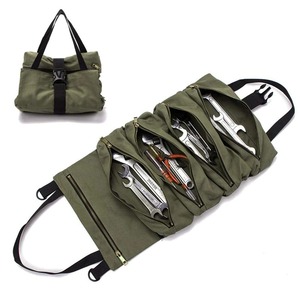 ロールツールポーチ 工具袋 多目的ツール ロールアップバッグ 工具箱 多機能 使い方自由