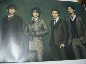 入手困難品 B2大 ポスター　ジャニーズ kat-tun 4人メンバー　A