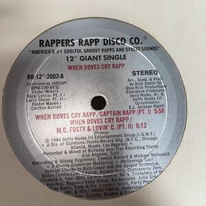 Rappers Rapp Disco Co./When Doves Cry Rapp