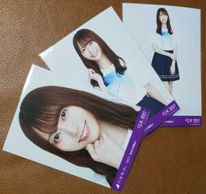 乃木坂46 弓木奈於 真夏の全国ツアー2021 Tシャツ 共通ver. Web限定 生写真 3種 2021.September コンプ