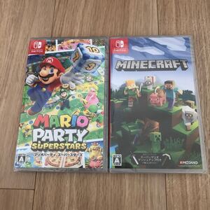 マリオパーティ スーパースターズ 【新品 未開封】Switch スイッチ ソフト Minecraft マインクラフト セット