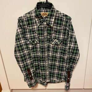 Indian motorcycleインディアンモーターサイクル チェック柄ネルシャツ avirexNorton