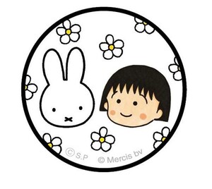 【新品】ミッフィー×ちびまる子ちゃん POCOPOCO スマホホルダー スマホスタンド スマホ保持 ホワイト落下防止