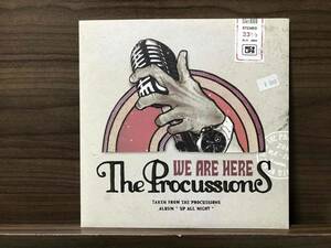The Procussions / WE ARE HERE / 限定盤 7inch // クリアレコード