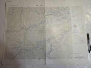 古地図　丹生　5万分の1地形図◆昭和４５年◆三重県