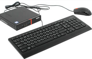美品！【Lenovo超小型パソコンセット】M700 Corei5-6400T・4GB・SSD256+HDD500GB・Win10Pro・OFFICE2019・無線LAN付き・キーボード・マウス