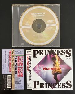 プリンセス プリンセス PRINCESS PRINSESS 19 GROWING UP 帯付CD CDV-VIDEO