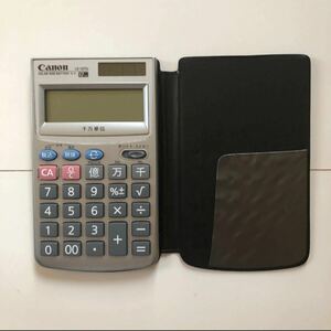 Canon 電卓 LS-12TU 手帳型電卓 ケース付電卓 キヤノン キャノン ソーラー電卓 12桁 税計算 小型電卓 計算機