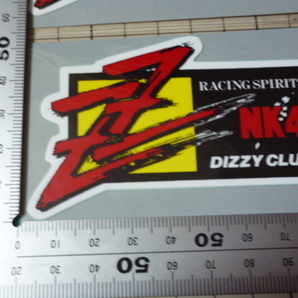 KITACO 承認 DIZZY CLUB (キタコ ディジークラブ) ステッカー 2枚(85×53mm)の画像2