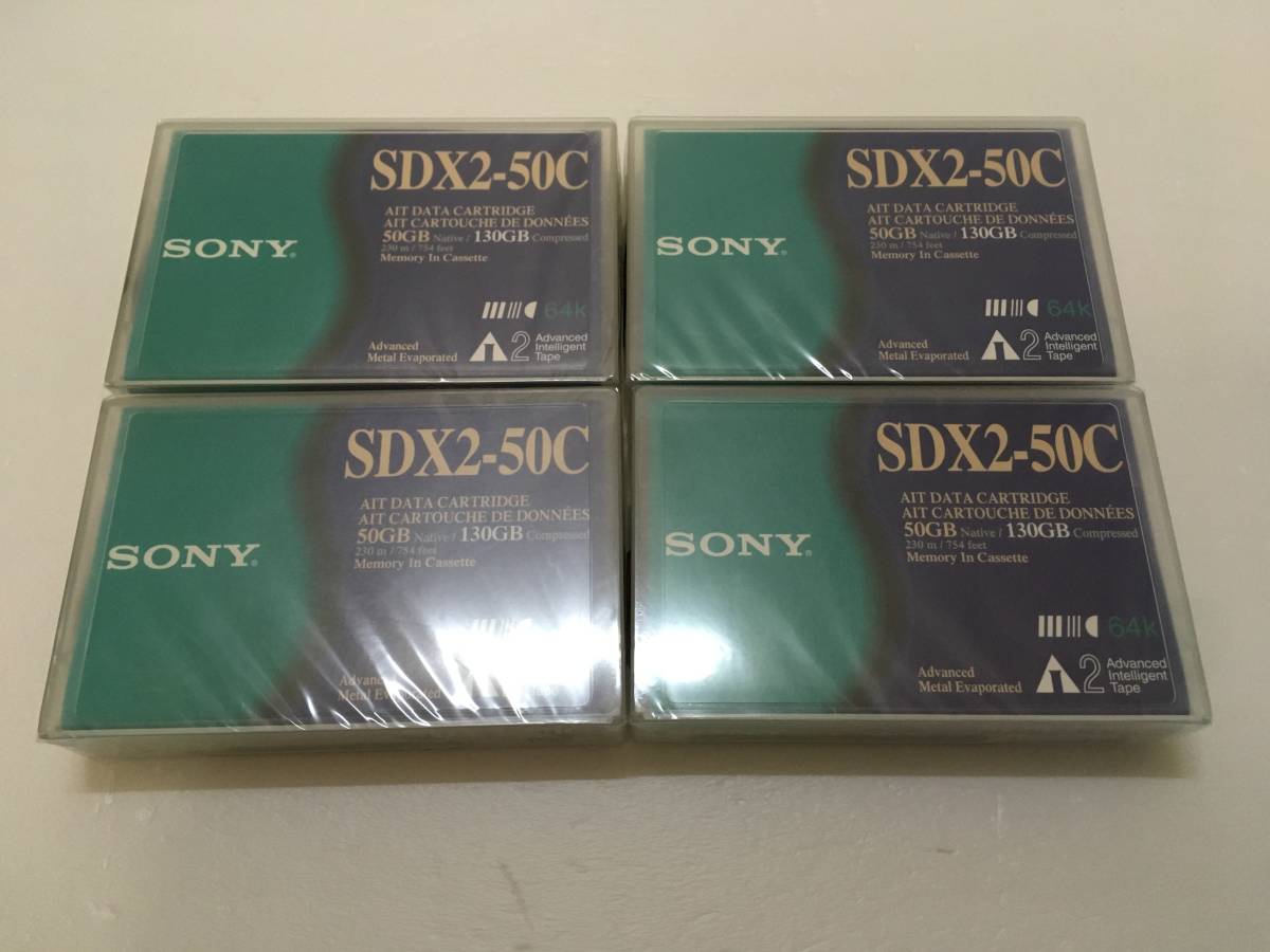 完売】 新品 SONY 130GB AIT-2 SDX2-50WR テープ AITデータカートリッジ ソニー - その他