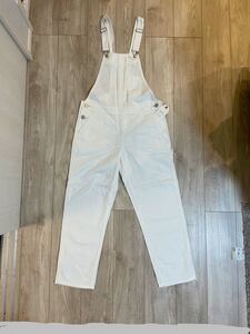 オーバーオール サロペット デニム オフホワイト Cafetty 新品 タグ付き デニムオーバーオール ツナギ