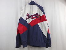 APEX■MLB ATLANTA BRAVES アトランタ・ブレーブス ナイロンブルゾン L/G 90S_画像2