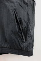 80'S adidas アディダス フルジップ ナイロンジャケット(XL)ブラック×グレー ウィンドブレーカー ブルゾン_画像5