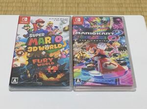 スーパーマリオ 3Dワールド+フューリーワールド マリオカート8デラックス【新品未開封】